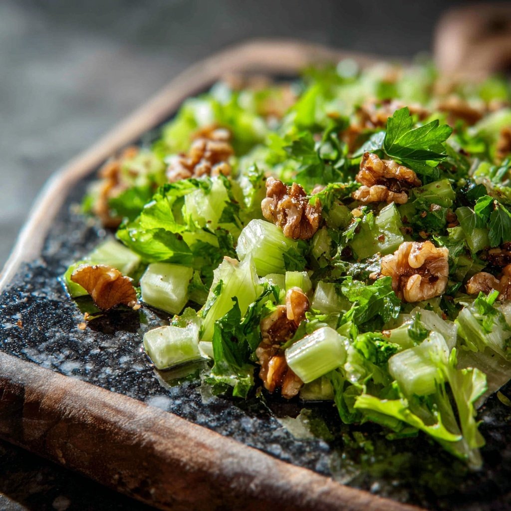 Celery Walnut Side Salad