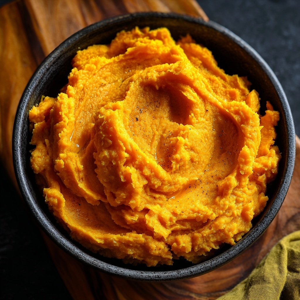 Sweet Potato Mash with Butter