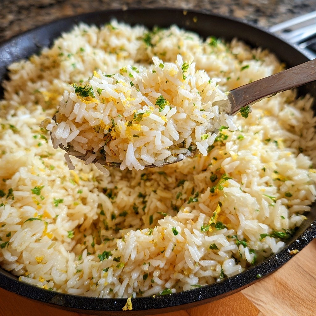 Jamaican Garlic Lime Rice Skillet