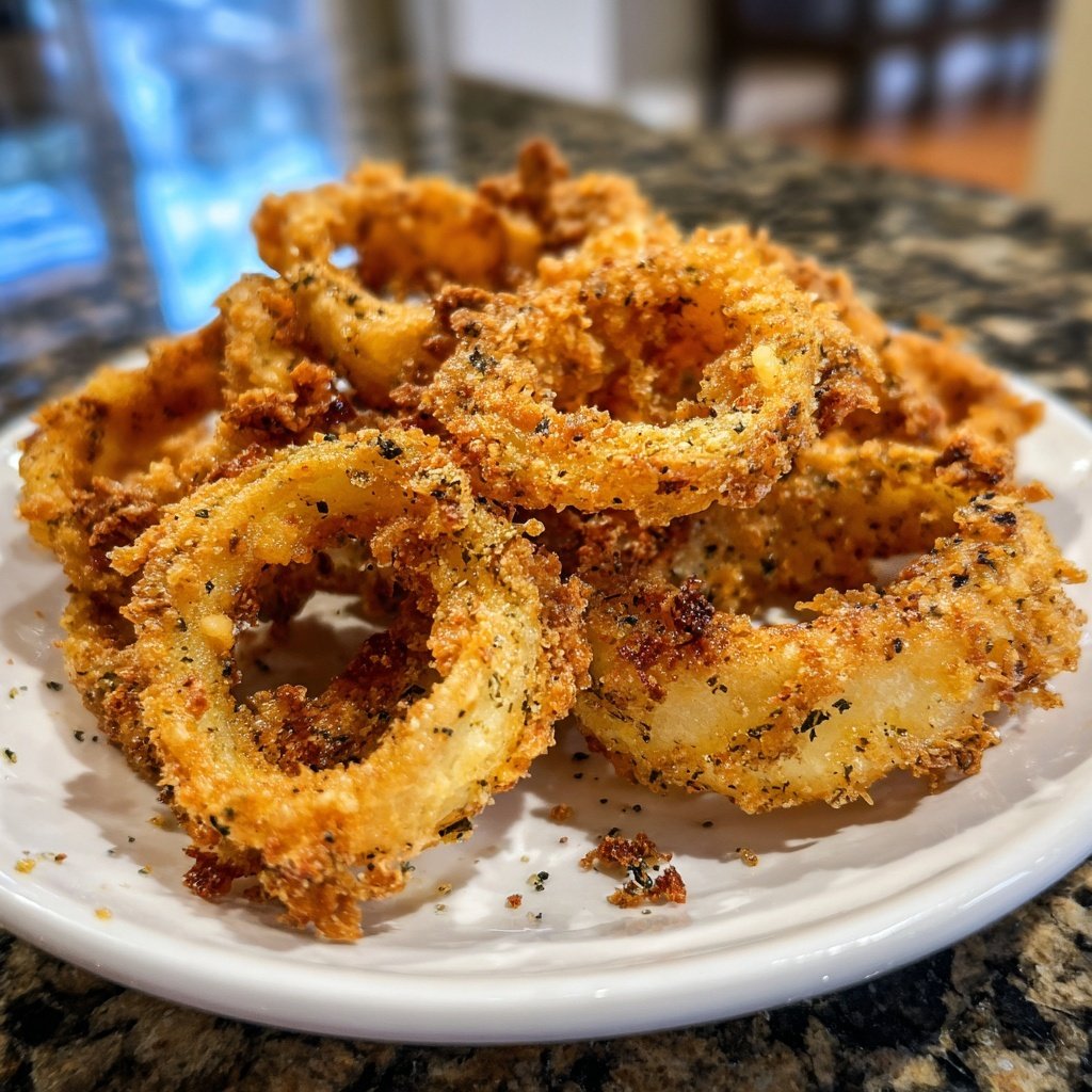 Super Bowl Crispy Onion Rings