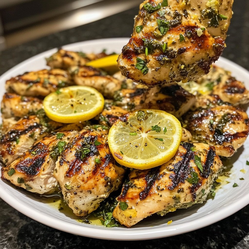 Grilled Lemon Herb Chicken Bowl