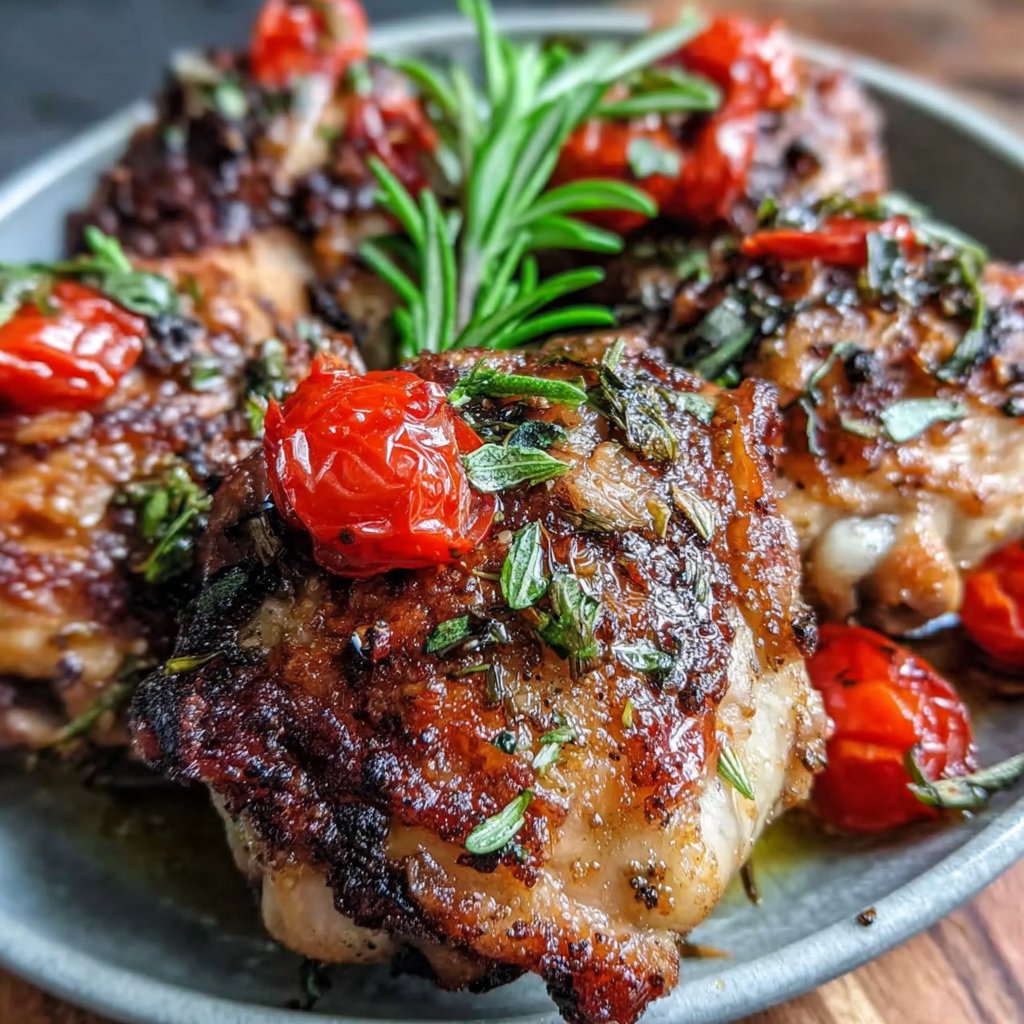 Mediterranean Baked Chicken Thighs