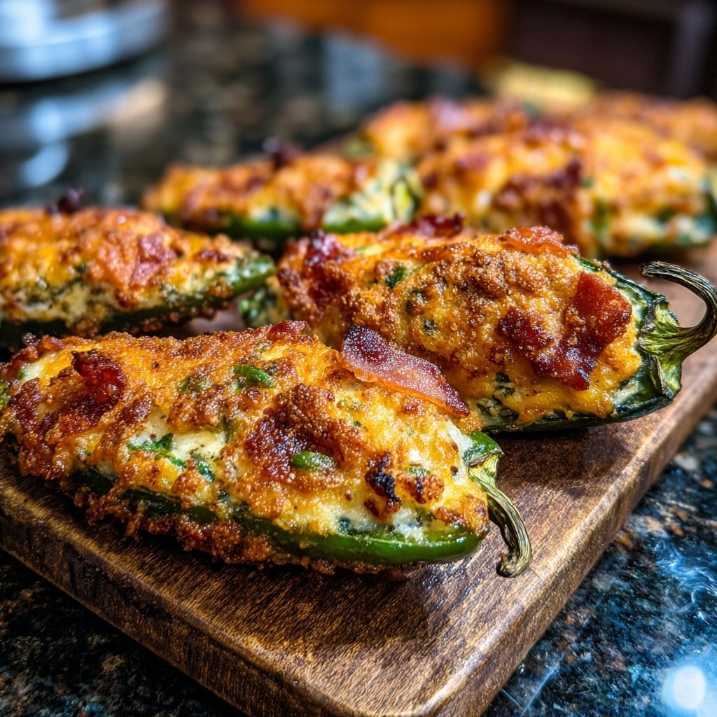 Jalapeno Poppers with Creamy Spinach Dip