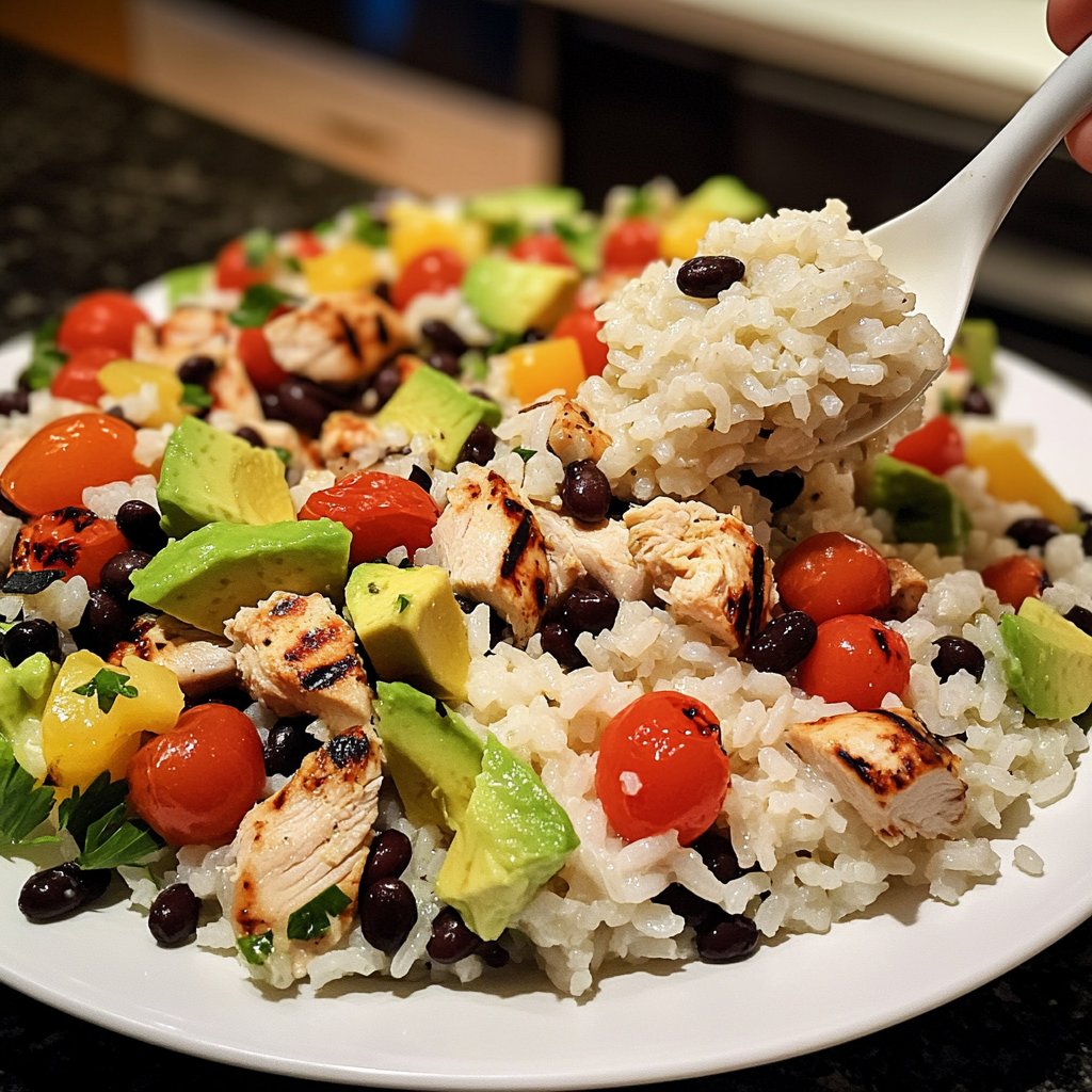 High Protein Rice Bowls