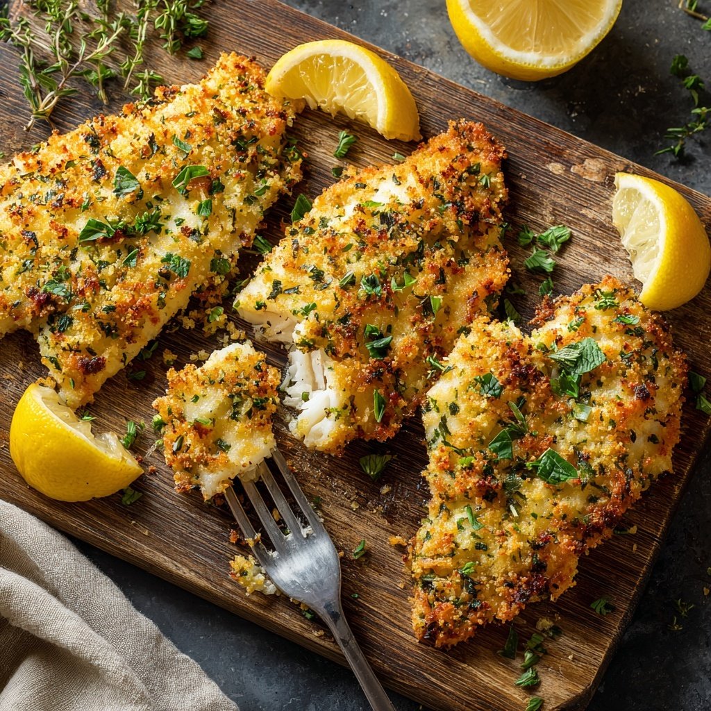 Baked Parmesan Crusted Tilapia