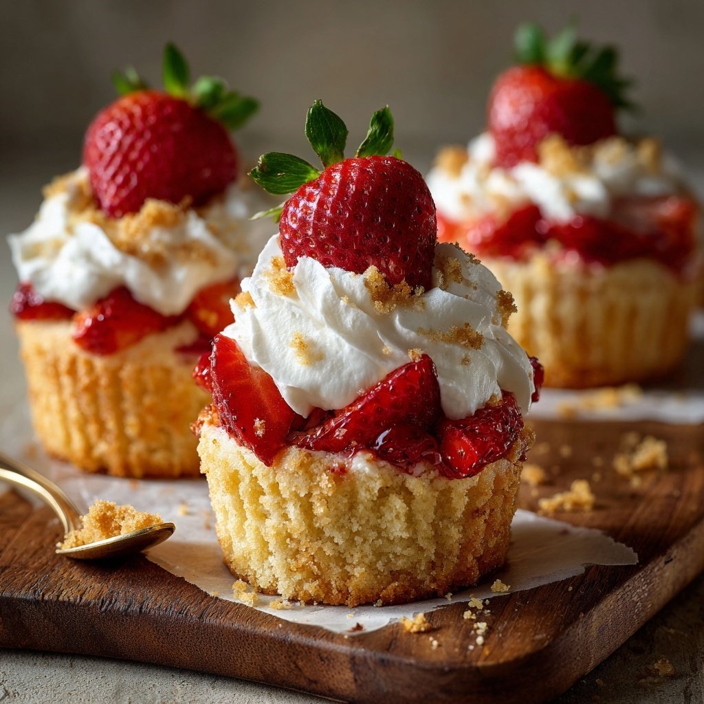 Classic Strawberry Shortcake Cups