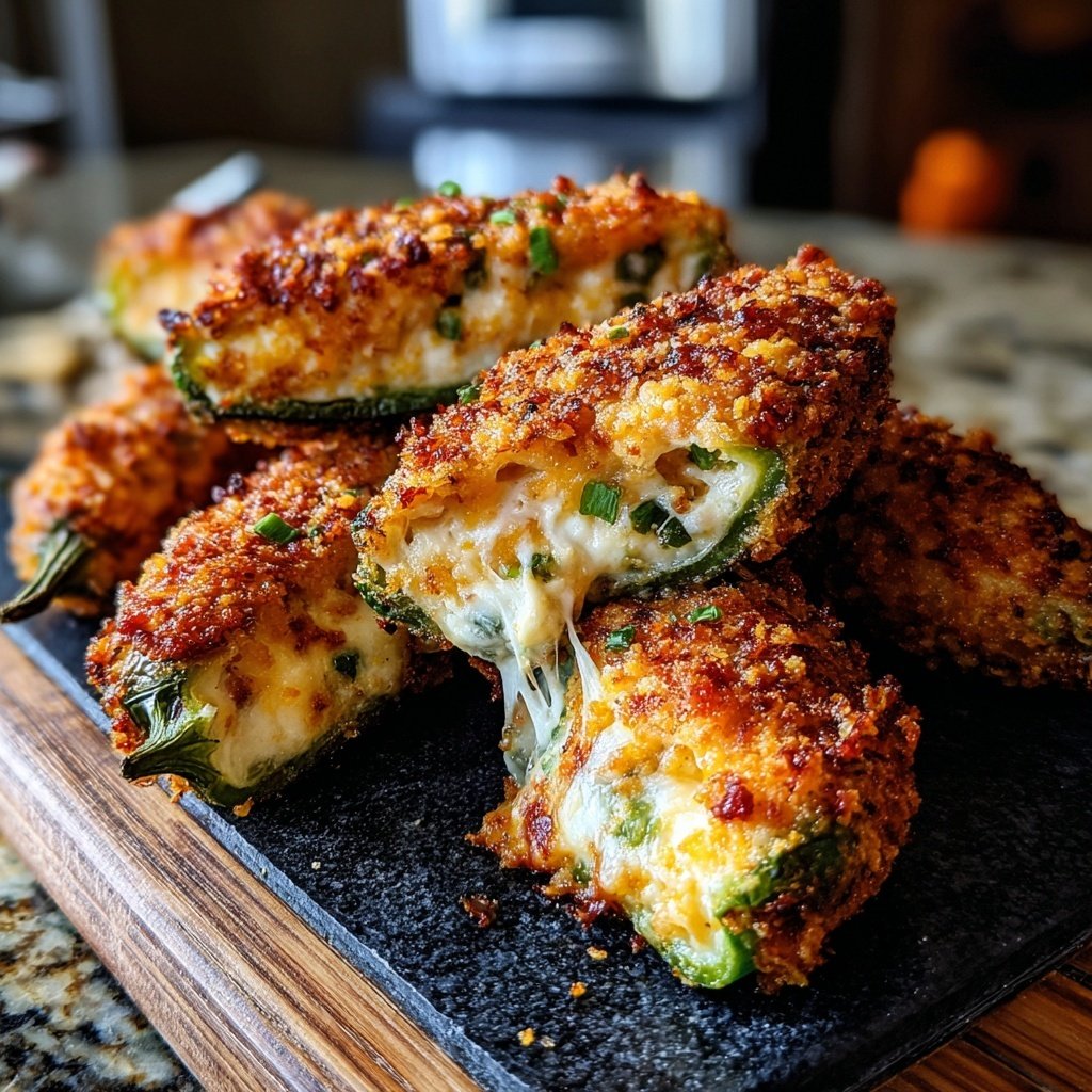 Jalapeno Poppers with Creamy Spinach Dip