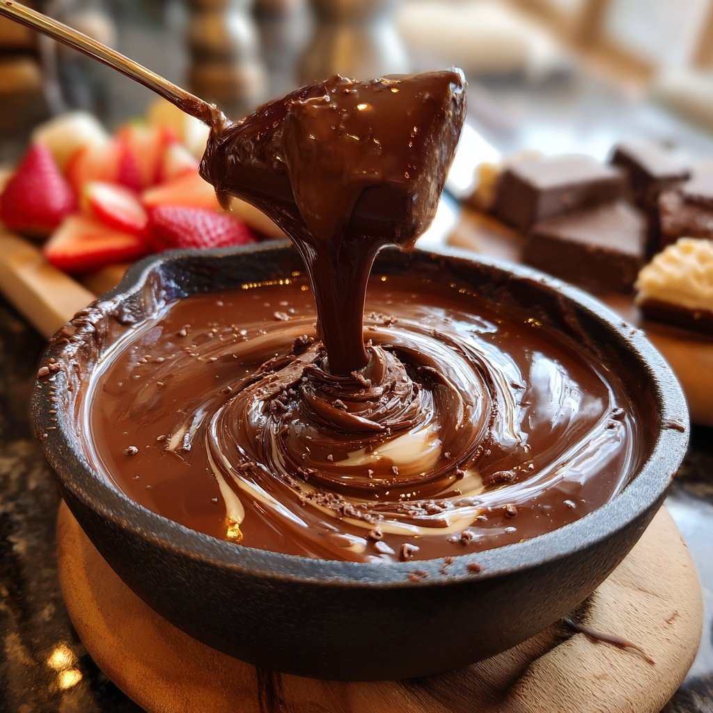 Fondue with Nutella