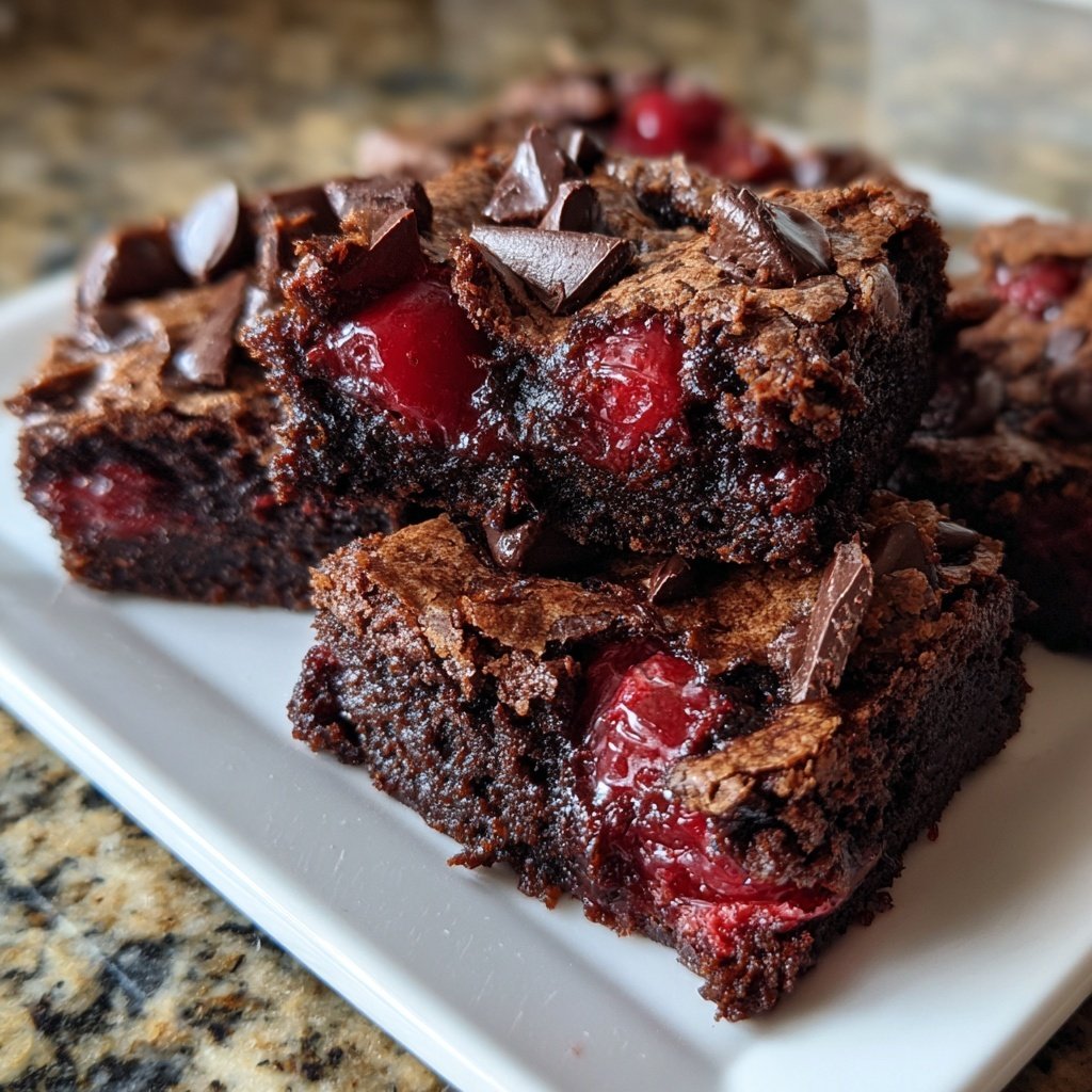 Chocolate Cherry Brownies