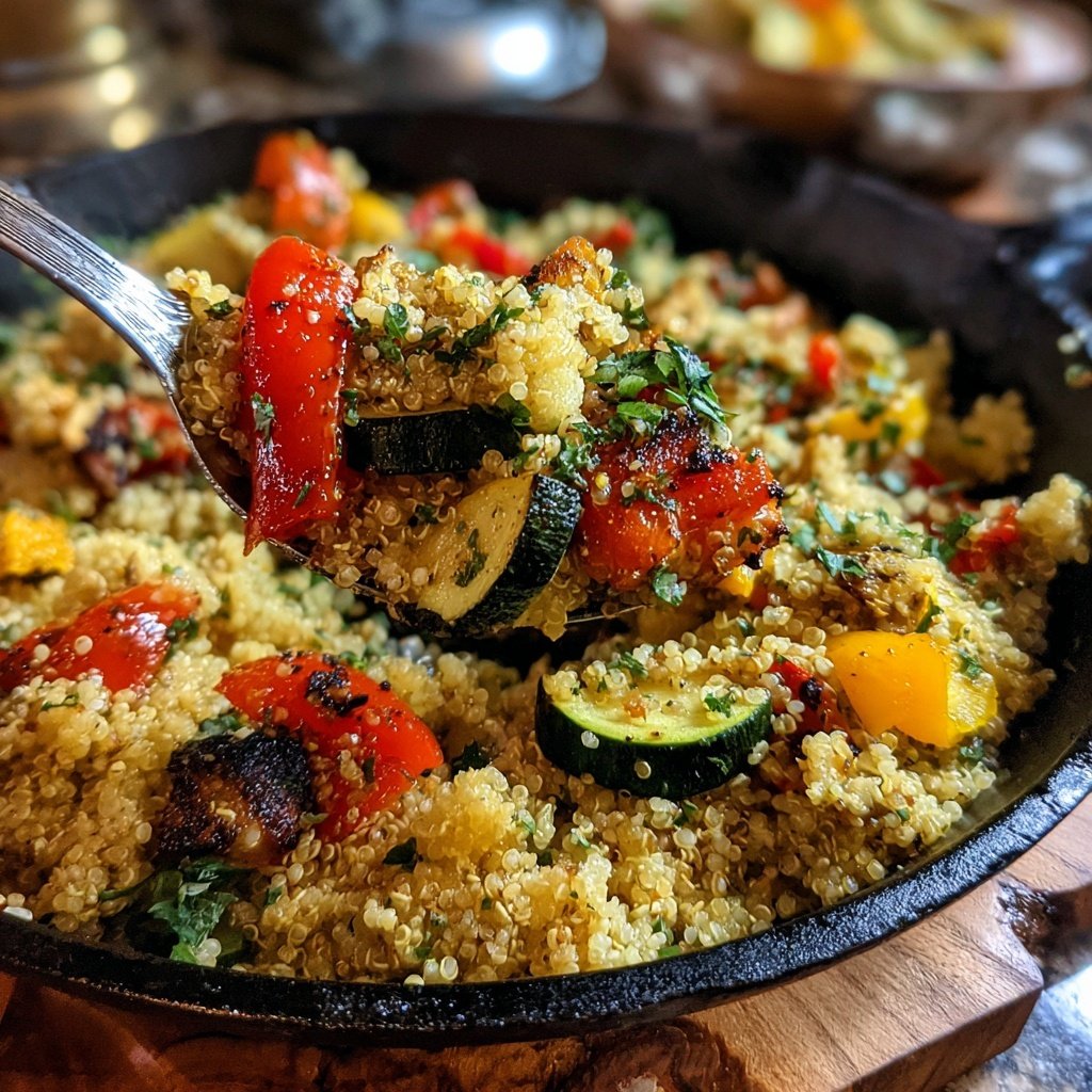 Herb Roasted Veggie Quinoa