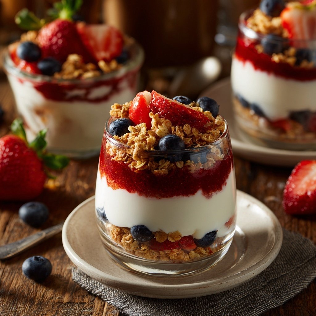 Vanilla Berry Yogurt Parfaits