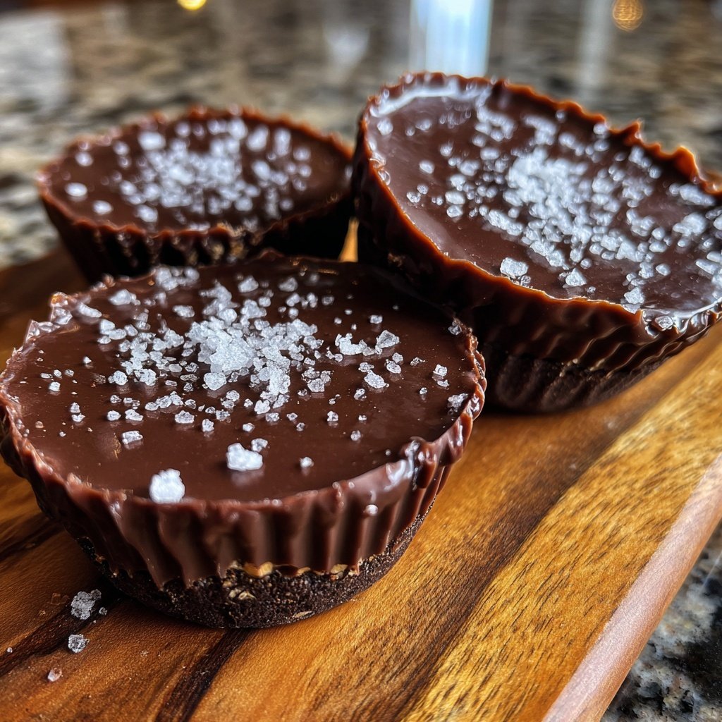 Homemade Reese’s Cups with Sea Salt
