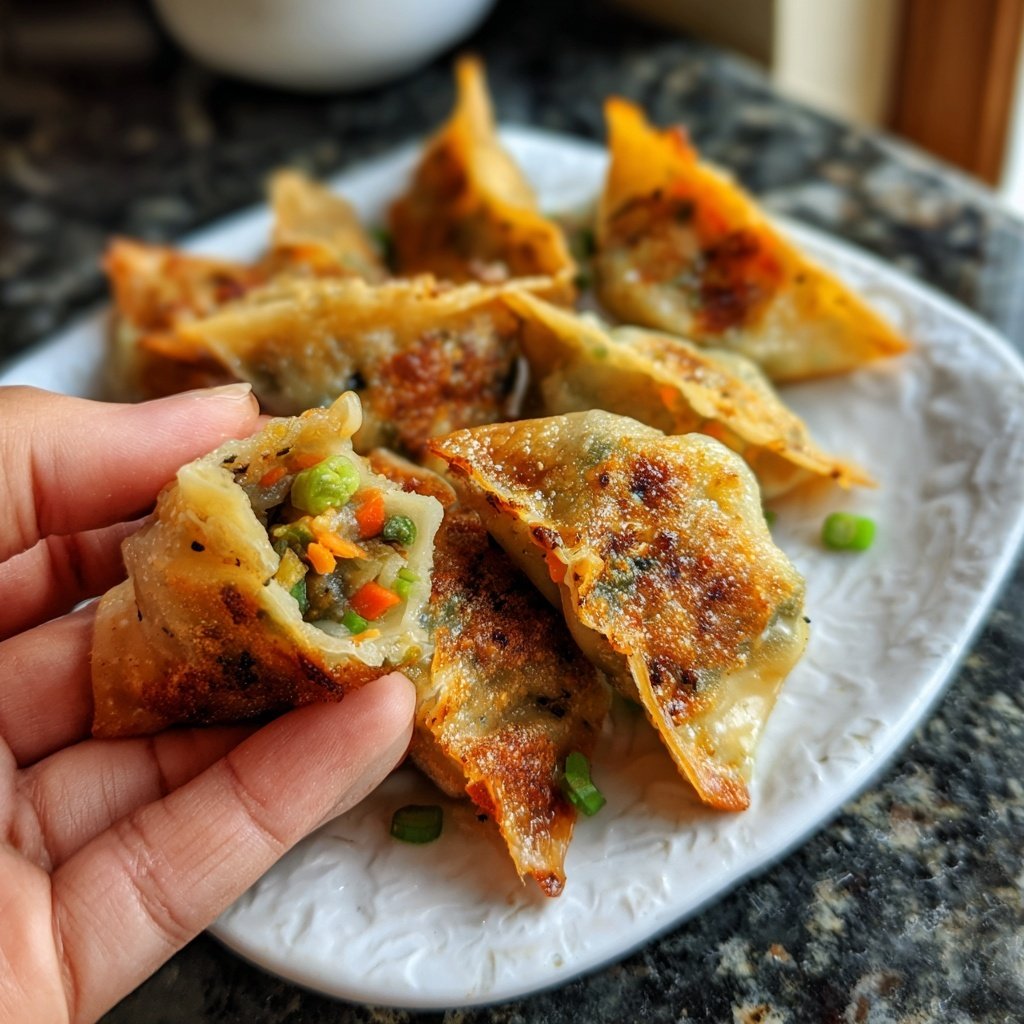 Super Bowl Party Food Veggie Dumplings